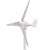 小型风力发电机家用220v风光互补户外水平轴便携式WS-100-400W 300w12v5叶送控制器 带独立杆1.5米
