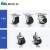 易得力脚轮低重心3寸定向万向丝杆刹车聚烯烃PO设备脚轮M62-03 3寸定向M62103-M623-03