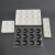 陶瓷点滴板6孔12孔 反应板 比色板 井穴板 耐酸碱理化瓷 实验室工业品 zx12孔黑