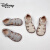 迪士尼（Disney）牛皮儿童真皮凉鞋软底女童夏季白色包头复古编织罗马凉 米白 【偏大】建议按脚长选，如脚长17