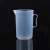 京功 加厚塑料量杯透明带刻度杯烧杯毫升量筒小厨房奶茶杯子 100ml