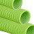 冰禹 BY-7528 波纹塑料管道 新风pe管风管软管 软管通风双壁波纹管配件 φ110mm 绿色30米