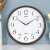 SEIKO 精工挂钟客厅现代简约创意家用中式轻奢钟表挂墙石英时钟免打孔 QXA695Z(店长推荐)