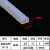 供应D型硅胶密封条 耐高温 半圆空心硅胶条 D型背胶 实心条10*12慕帆 硅胶D型8-6