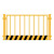 定制工地冲孔基坑护栏网道路工程施工警示围栏建筑定型化临边防护 带字/1.2*2米/红白/竖杆