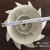 适用于叶片欧创管道风机 排气扇换气扇排风扇 HF塑料壳扇叶叶轮风轮风叶 250/10寸 轴D12