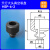 天硅胶吸嘴行大头黑色真空吸盘械手配件一层二层三层注塑 HSP-6-2N