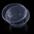 谐晟 圆形餐盒 一次性外卖透明塑料打包盒汤碗保鲜盒 800ml/个*300个 1箱