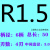 钨钢铝用内r刀反R角铣刀高光合金反R刀倒圆弧倒角刀0.2-6.0 R1.5*D6*50*4T