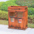 户外景区垃圾桶公园创意防腐木分类果皮箱庭院复古木质垃圾箱个性 TM-06