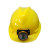 盛融乾救援安全帽带头灯 抢险头盔充电安全帽矿工帽带灯安全帽矿灯盔煤 手电+护目镜+头盔白色