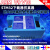 STM32JLINKV9V11ARM通用开发板仿真下载器调试编程烧录器 V9小蓝标配(不带转接板) ARM镀