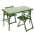 梵选 120*60半折叠餐桌 便携式军绿色户外折叠桌折叠椅 单位：件 桌子 