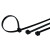 联嘉 尼龙扎带 理线带捆扎带束线扎线 塑料扎带 黑色 8×350mm 200条