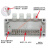 定制分线盒电线 户外防水接线盒带端子ABS塑料防水盒10P20P30P电 5P灰盖75*60*40mm