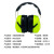 耐呗斯 31dB隔音降噪耳罩 可调节头戴式防噪音睡眠耳机 工业车间装修 NBS32E06 绿色 1副