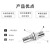 沃数 光纤适配器 ST-ST 单芯单模小D型 工程电信级法兰式转接耦合对接头 金属款 1个