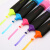 日本UNI三菱荧光笔 透视荧光笔USP-200可视窗小学生用糖果色粗划线重点儿童莹光笔 粉色2支