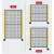 无缝车间隔离网护栏厂仓库隔断网机器人围挡智能设备围栏护栏网 立柱
