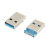 USB3.0-AM/AF 90/180度 USB A母座A公头B母方口 A型B型接口连接器 USB3.0-BF/90度插板(2只)