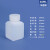 塑料方瓶  HDPE塑料大口方形试剂瓶 塑料密封样品瓶 实验室塑料方 40ML 长宽高37*37*60MM