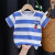 易卡通（linkcard）儿童T恤纯棉短袖上衣男女童夏季上衣童装 i038-小老虎 90cm