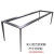 统拓实心铝合金脚餐桌脚岩板桌腿简约现代大理石桌架可定制 1300*700白色台面尺寸