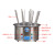 北京玻璃仪器气流烘干器/不锈钢C型12孔20孔30孔试管瓶子干燥器 C20