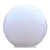 球形中华路灯灯罩螺口卡口亚克力柱子柱头圆球围墙户外防水外壳 灰铝底座(15-35cm灯罩)