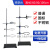 试管夹 铁架台实验室架子台杆实验器材滴定台固定支架十字夹工业品 zx普通铁架台3圈高60cm