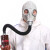 唐丰3号防毒面具+3号罐+0.5米管+唐丰防毒包 全套防毒面具