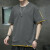 B-22短袖t恤男士夏季大码衣服韩版青年学生纯棉体恤半袖纯色内搭男装 102黑色 2XL