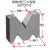 定制泊工铸铁v型铁块大型单口铁铣床v型架轴类检测校正划线v形铁 M型三口铁200*110*70 一对