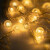 贝工 LED气泡球灯串 暖色 新年春节装饰彩灯串 满天星装饰氛围灯 遥控+USB款3米20灯