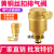 ONEVAN 黄铜自动排气阀自来水暖气管道放气阀立式4分6分1寸DN25DN20 (平口排气阀)1寸