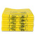 海斯迪克 HKY-86 加厚黄色医疗垃圾袋 【100个】背心式塑料袋 医疗诊所废物垃圾袋 手提式 45*50cm