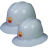 俱威 安全帽遮阳防晒三筋大帽毡工程工地建筑防砸款 FH-15034(一顶价） 白色一顶