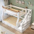 莱客轩（LAIKEXUAN）双层实木儿童床上下床高低床子母床双人床上铺115下铺135梯柜款