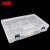 冰禹 BYA-462 零件分类盒 元件工具盒 透明带盖塑料加厚空盒 30*20*6.3cm