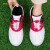 HUNNZ品牌高尔夫球鞋男鞋透气防滑运动鞋男2022新款固定钉减震高尔夫鞋子男 白黑 40