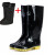 XMSJ定制特种工矿雨鞋/耐酸耐碱耐油雨鞋/耐用型雨鞋工地雨鞋防水胶鞋雨靴 906长筒加棉 43