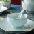 子睿 景德镇陶瓷碗碟套装家用北欧金边高档碗盘组合创意六角餐具套装 60头 60件