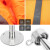 风向标牢固型防水荧光反光风向袋 气象油化危安检户外屋顶验厂用 橙白荧光型风向袋0.8m