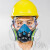 求同2600防毒口罩面具硅胶防尘防喷漆有机蒸汽综合气体防毒套装