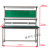 工作操作台车间装配不锈钢流水线电子厂包装车间检验桌带灯 台面150*60*75*160