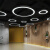 LED圆形圆环吊灯个性店铺大堂工业风圆圈工程环形吊灯 白框-直径2000mm-200瓦