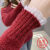 桂杉格 秋冬新款女士加绒加厚毛衣时尚百搭洋气韩版女装上衣雪尼尔打底 红色 xl 建议135-155斤
