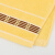 卫洋 WYG-021长方形清洁毛巾加厚吸水柔软洗脸黄色井字格1个装