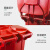尚留鑫 加厚环卫塑料垃圾桶 红色120L带轮 市政小区物业户外分类带盖大号垃圾箱