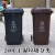 户外环卫垃圾桶大号厨余有害其他可回收垃圾分类带盖大型北京工业 240L绿色：带轮带盖（厨余垃圾）